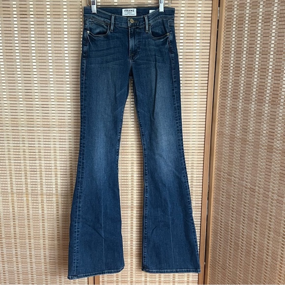 Frame Le High Waist Flare Jeans Size 25 - Picture 2 of 11